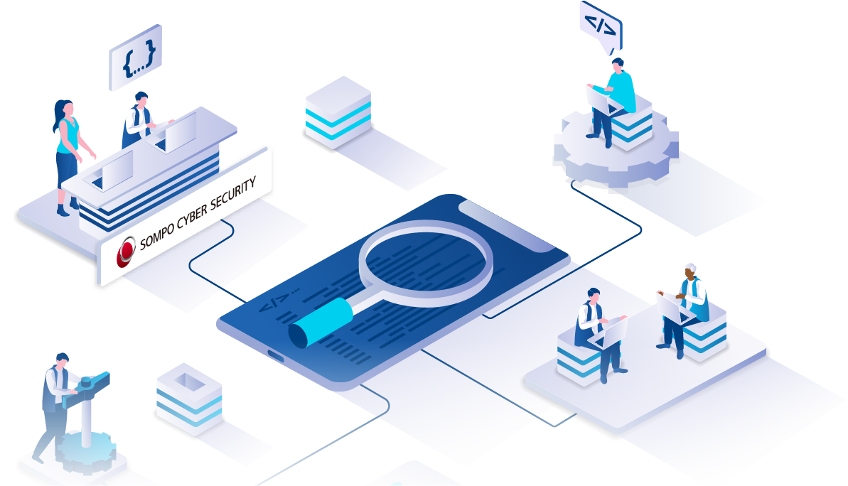 脆弱性診断サービスのイメージ図