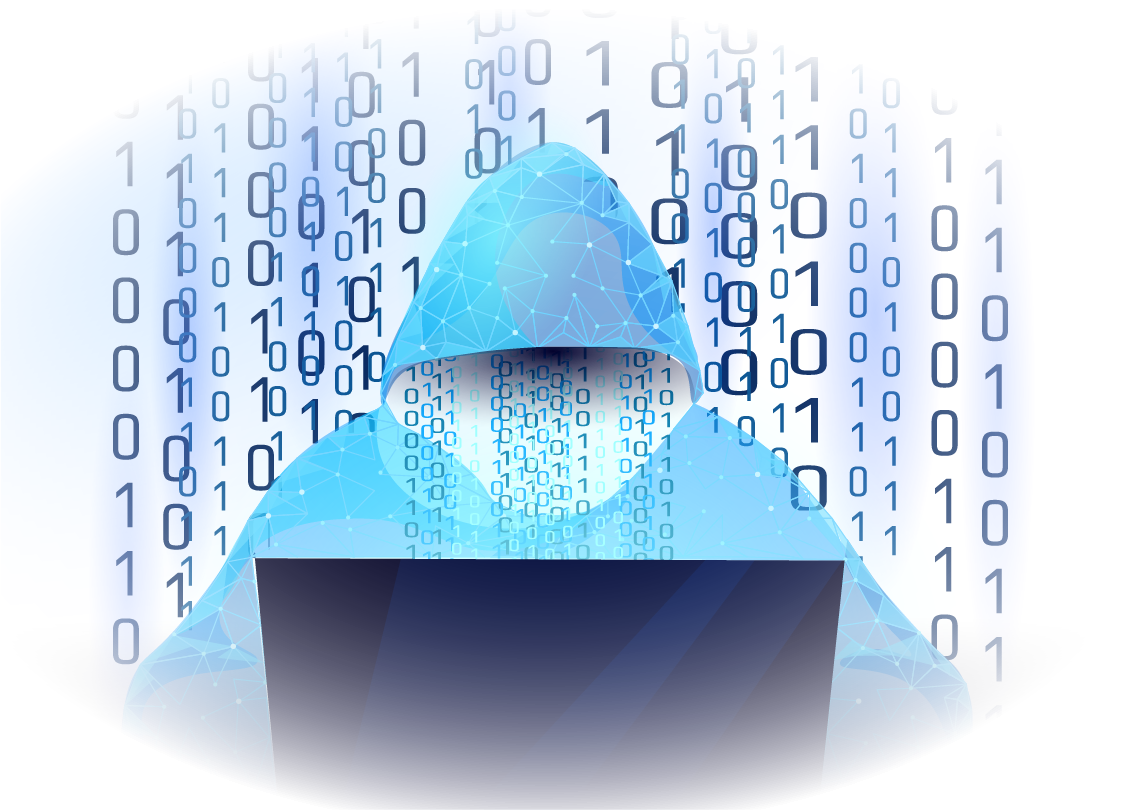 サイバー攻撃を行うハッカーのイメージ